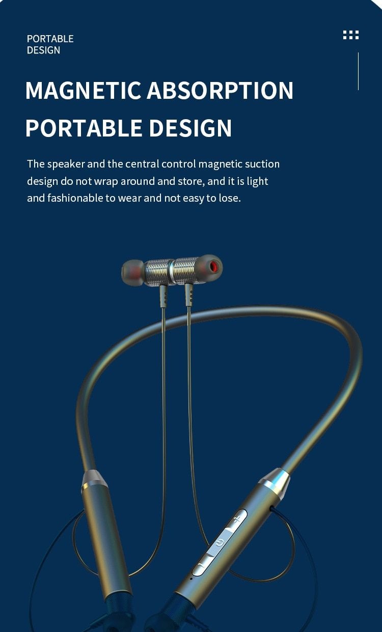 Neckband Bluetooth Superbass Headset